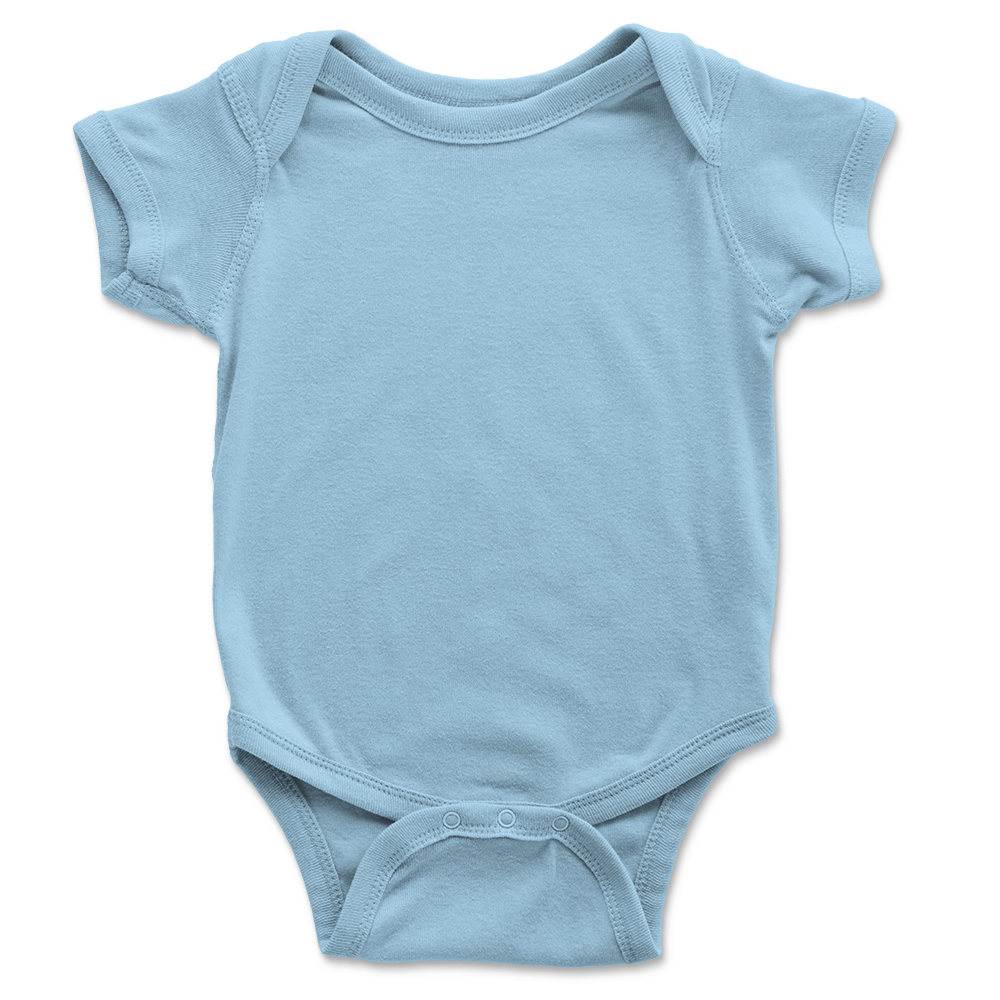 Cute Blue Skies, Personalised Baby Vests for Sale